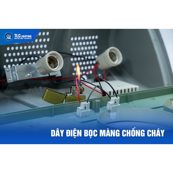 Đèn Sưởi Nhà Tắm 2 Bóng Mẫu 2022- Đèn Sưởi Chống Lóa Mắt, An Toàn Cho Bé - Bảo hành 36 tháng của TLC