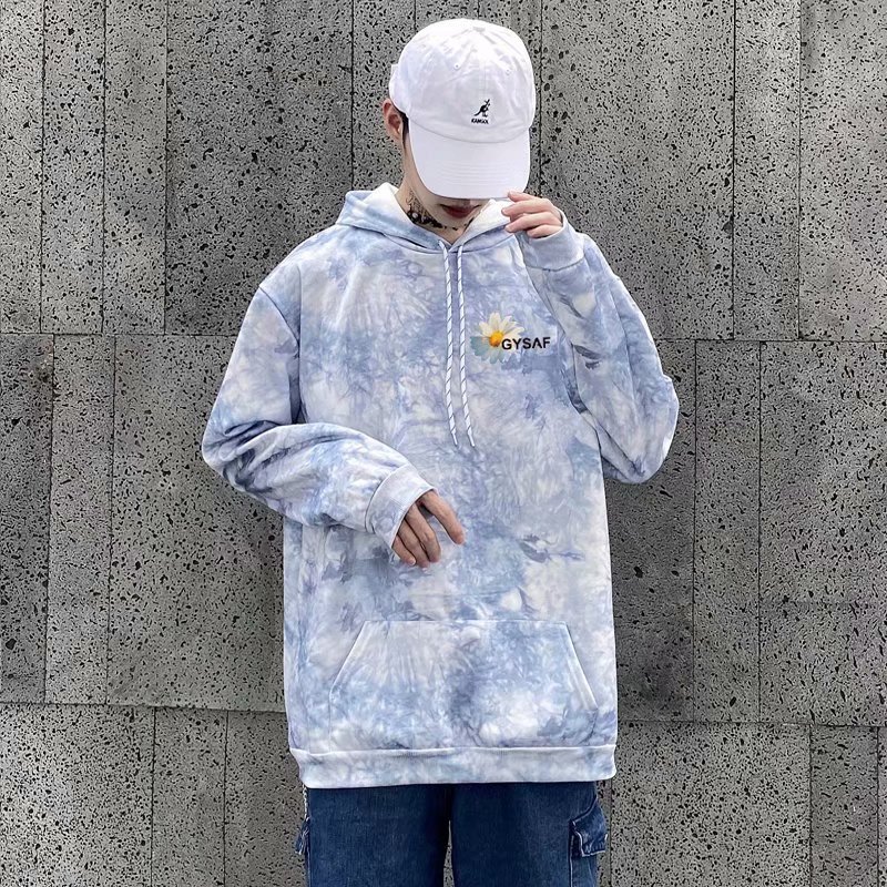 Áo Hoodie Dài Tay In Họa Tiết Hoa Cúc Phong Cách Hàn Quốc Dành Cho Nam / Size M-5Xl | BigBuy360 - bigbuy360.vn