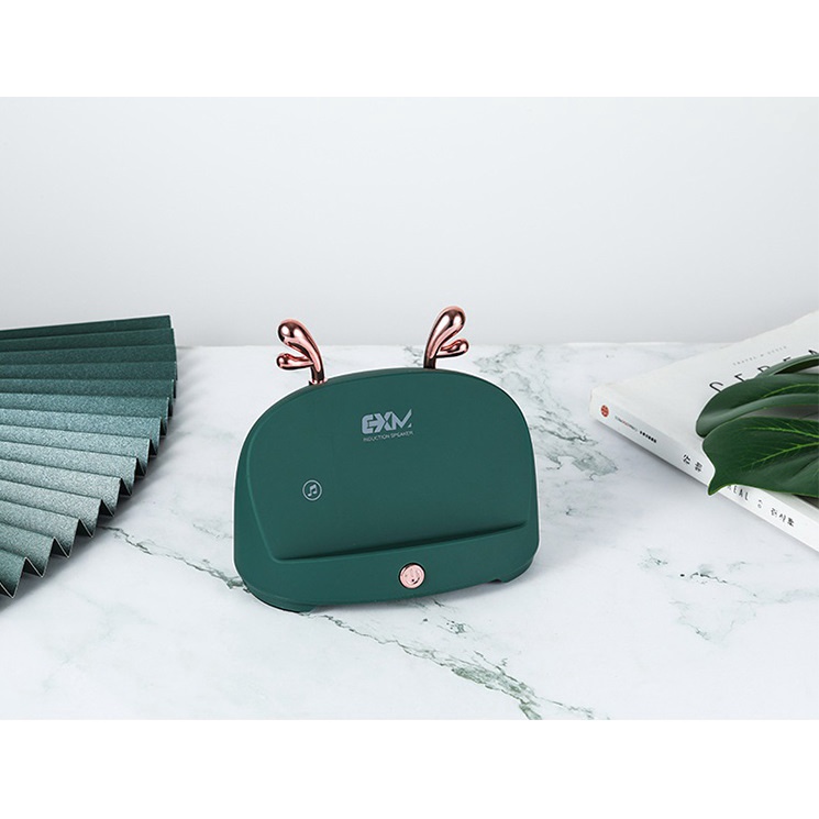 Loa Khuếch Đại XM-318 Trang Trí Sừng Nai Siêu Dễ Thương