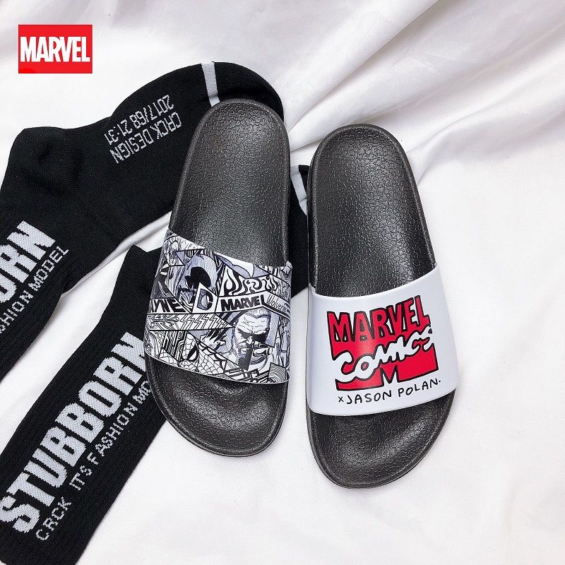 Dép Lê In Hoạ Tiết Anime Marvel Dành Cho Nam Và Nữ