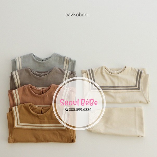 Bộ thuỷ thủ Sera Sora (bộ rời/ jumpsuit) Peekaboo nội địa Hàn