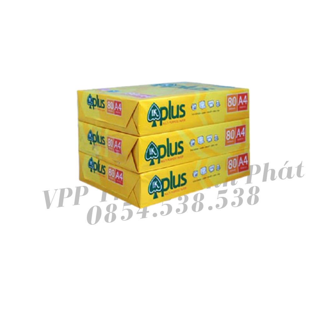 Giấy IK Plus 70 gsm, 80gsm A4, A5