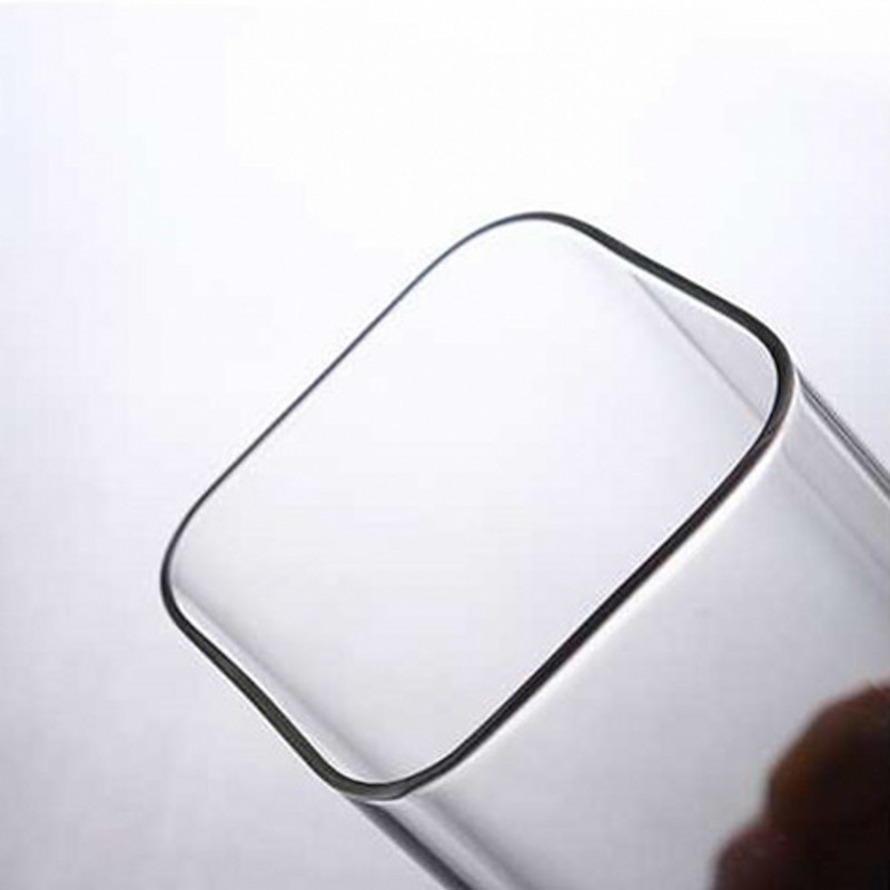 Lọ thủy tinh hình vuông có nắp đậy đựng trà / cà phê / thực phẩm tiện dụng cho nhà bếp nhiều kích cỡ tùy chọn