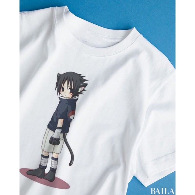 Áo thun Sasuke phim Naruto chibi cực dễ thương, in ảnh theo yêu cầu