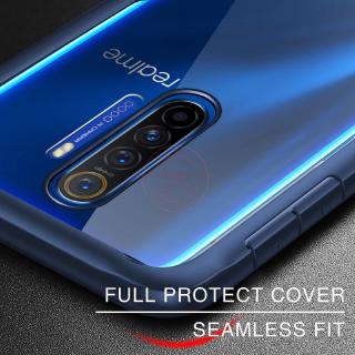 For Realme X2 Pro Case Transparent Back+Thickened Anti-Scratch Four Corners Slim Thin Cover