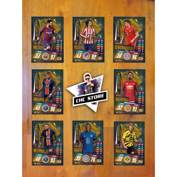 Thẻ match attax 2020/21 limited edition phiên bản giới hạn