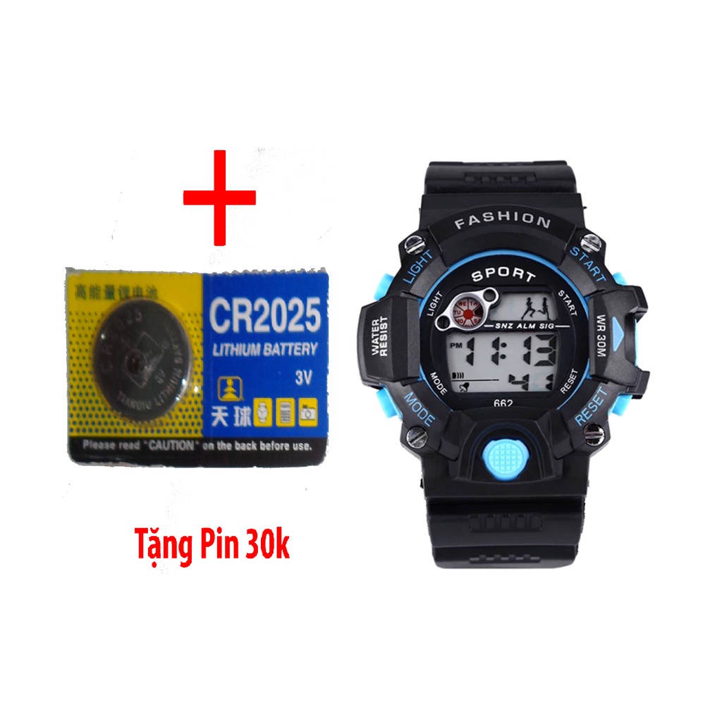 [Sỉ & Lẻ] Đồng hồ điện tử WaterProof siêu cực bền trên 5 năm tặng kèm 1 pin 3V cam kết giao hàng y như hình