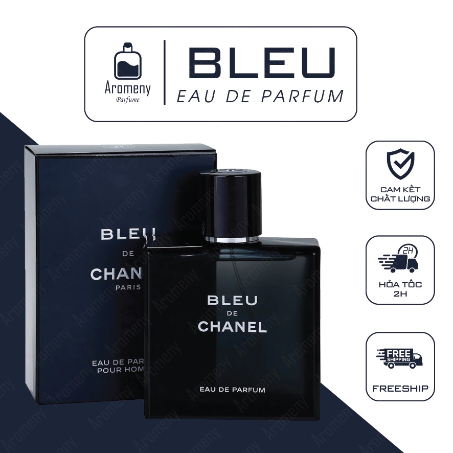 Nước hoa nội địa trung Bleu 100ml cho nam - Tinh dầu nước hoa nam thơm lâu hương gỗ tuyết tùng - Aromeny.Parfume