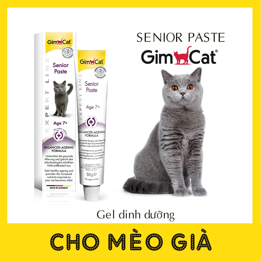 [TUÝP 50GR] GEL GIMCAT CHO MÈO