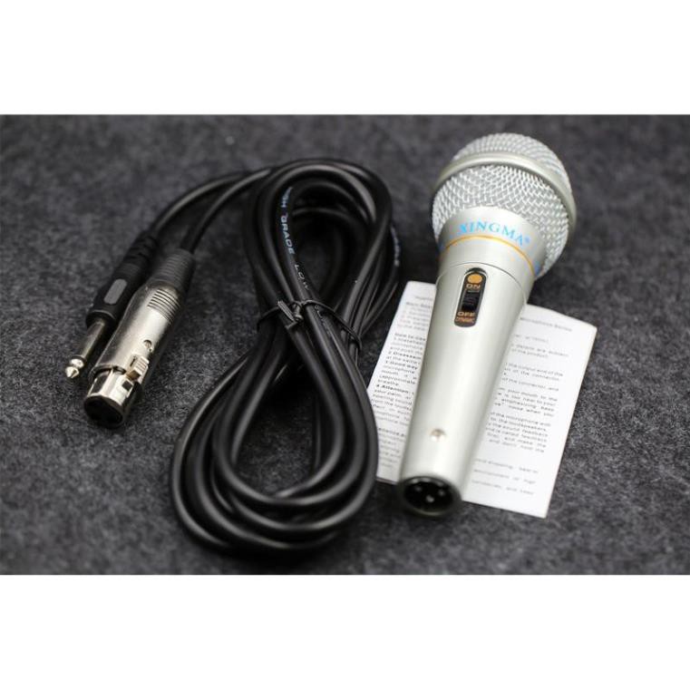 Mic, Micro, Micro Karaoke XINGMA AK-319 dòng mic có dây giá rẻ, chất lượng cao,tương thích với mọi loại dàn karaoke