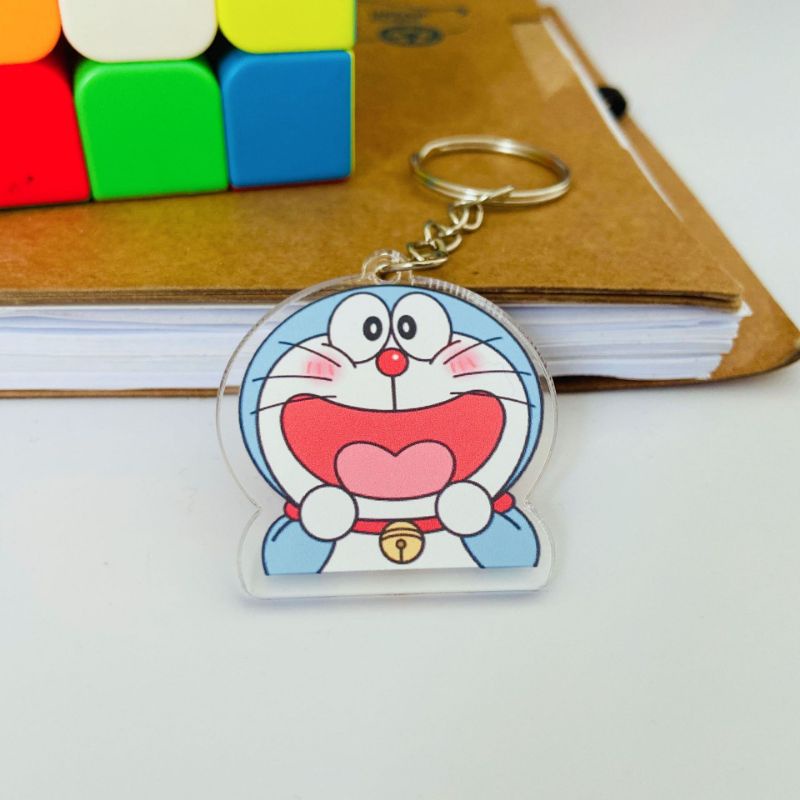 MÓC CHÌA KHÓA HÌNH DOREMON CHẤT LIỆU ACRYLIC DỄ THƯƠNG