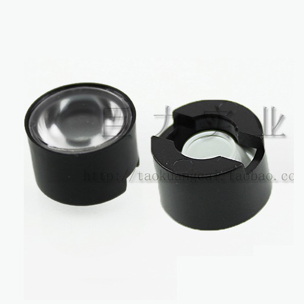 Chóa (lens) đèn led Luxeon 15mm 60, 90 độ mặt acrylic dạng cát
