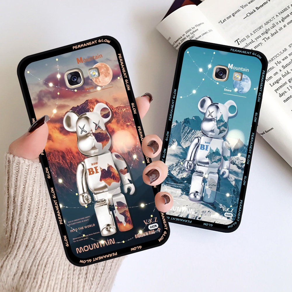 Ốp lưng Samsung A3 2017 / A5 2017 / A7 2017 in hình họa tiết Mountain, Be@rbrick dễ thương (T13 - T18)