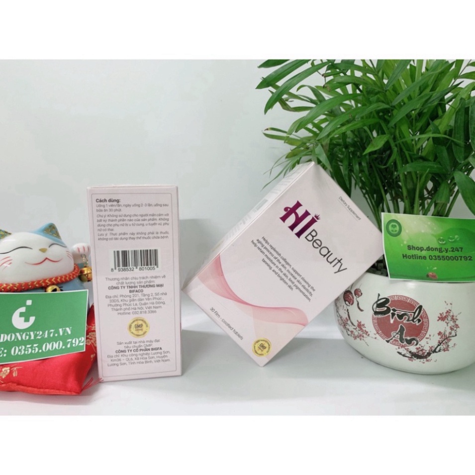 ✅Viên Uống Hi Beauty Tặng mặt nạ  [Freeship] ❤️ - Hi Beauty Trắng Da, Sạch Nám[Chính Hạng]