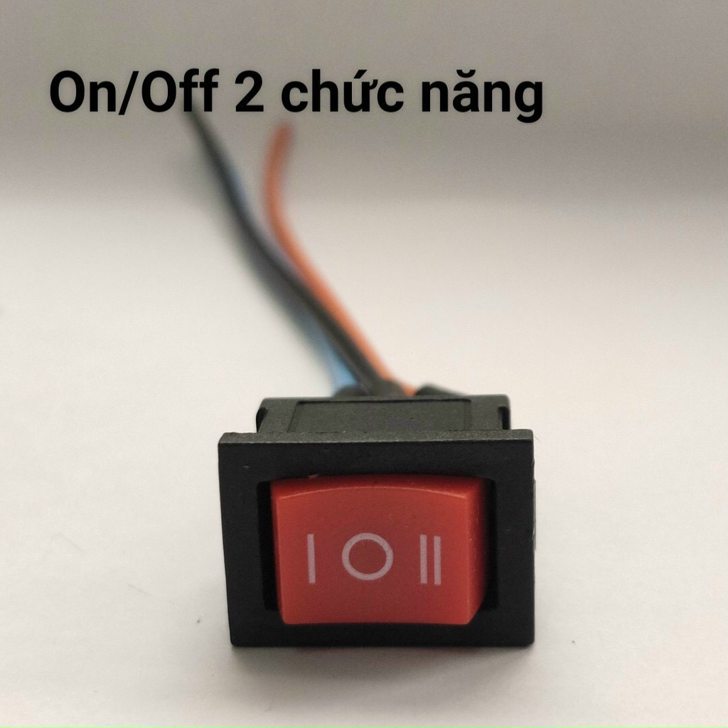 Nút công tắc đèn trợ sáng On/Off 2 chức năng, nút hazzard các loại cho xe
