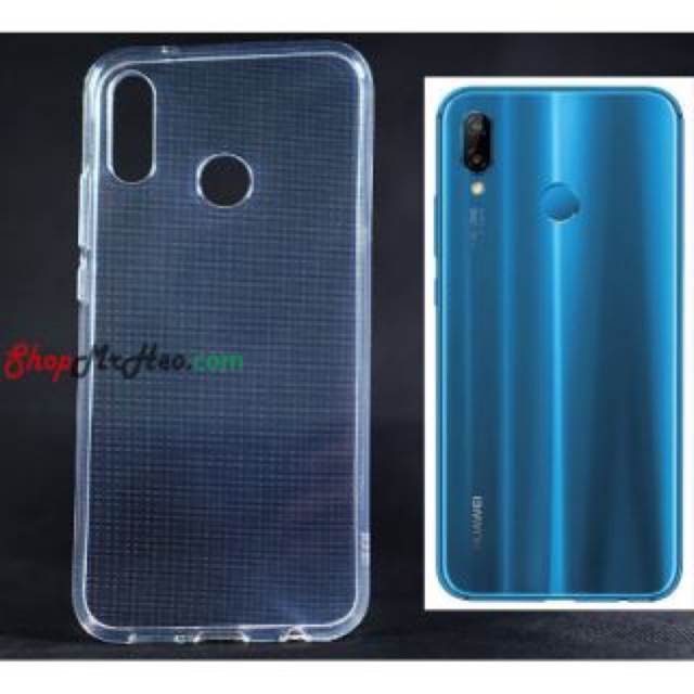 Ốp dẻo silicon trong suốt Huwei Nova 3e