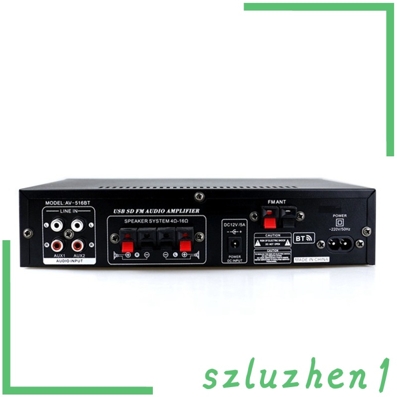 [Hi-tech]  Bluetooth Audio Amplifier 12V 220V Sound Amp for Home Speakers Car Karaoke