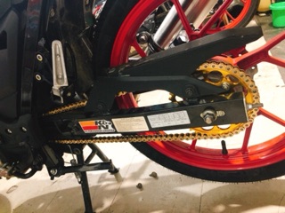 Cao su đỡ sên cho raider satria