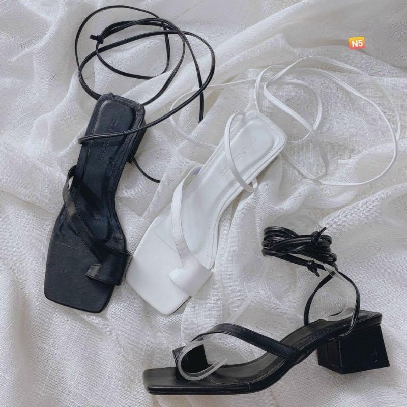 giày dep nữ sandal cao gót chiến binh nữ đế cao 3cm cá tính chất da mềm êm chân