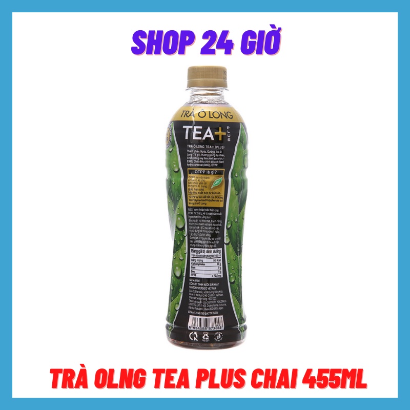 Trà Olong Tea Plus Chai 455ml - Shop 24 Giờ