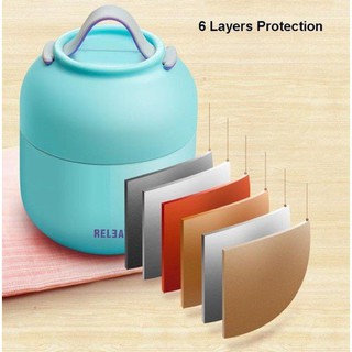 BÌNH Ủ CHÁO, NỒI Ủ CHÁO ELEFANCE CÓ QUAI DUNG TÍCH 700ml