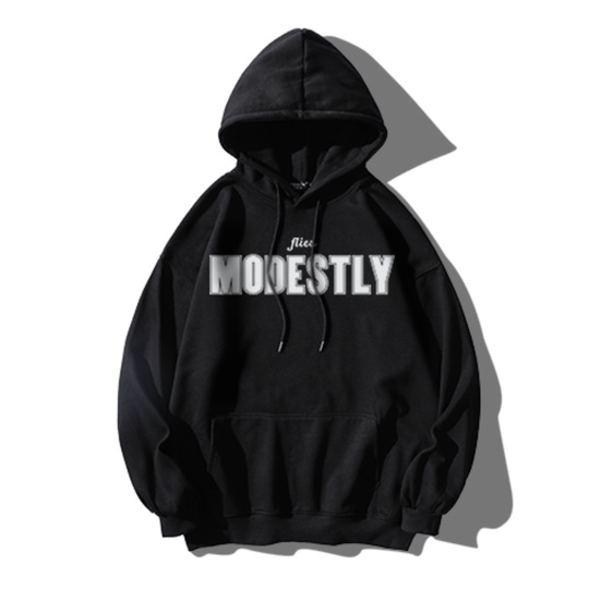 Áo Hoodie Mũ Trùm Đầu Bản MOBESTALY In 5D Bản Chữ Lớn Trẻ Trung, Nỉ Ngoại Phối Mũ 2 Lớp Phong Cách Unisex