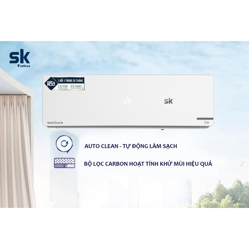 Máy Lạnh Sumikura 9000BTU 2 chiều APS/APO-H092/Citi