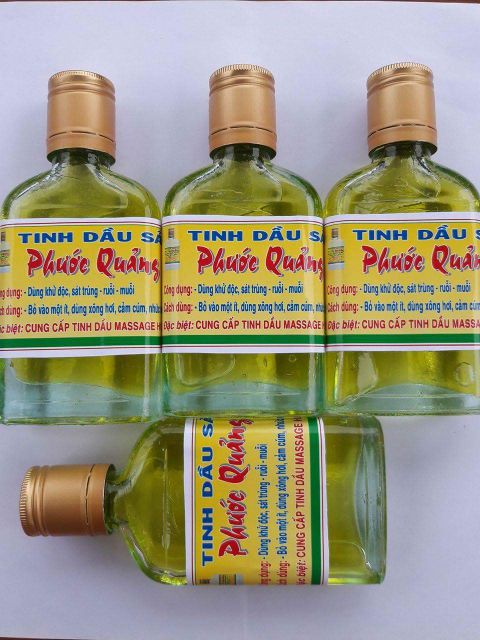 Combo 6 Tinh dầu sả nguyên chất Phước Quảng, chính gốc Huế