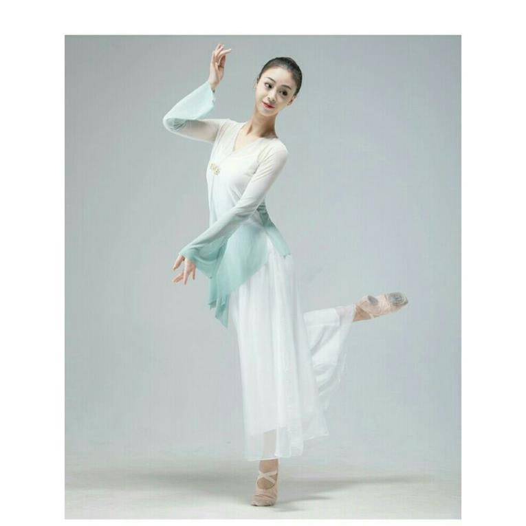 Áo lưới xẻ tà múa cổ trang Trung Quốc A91 Diễm Phương | BigBuy360 - bigbuy360.vn