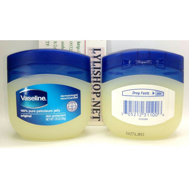 (49g) Sáp dưỡng ẩm Vaseline Mỹ