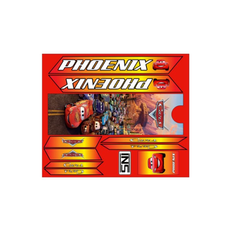 Decal dán trang trí xe đạp cho bé 12 16 tuổi
