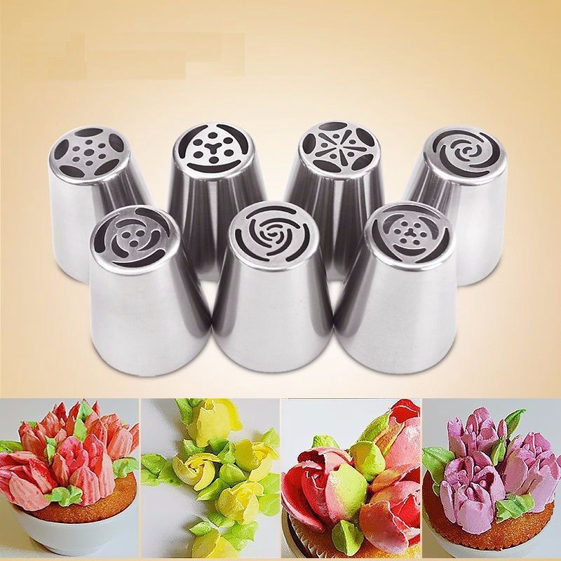 Đuôi Bắt Bông Kem Trang Trí Bánh Bằng Thép Không Gỉ