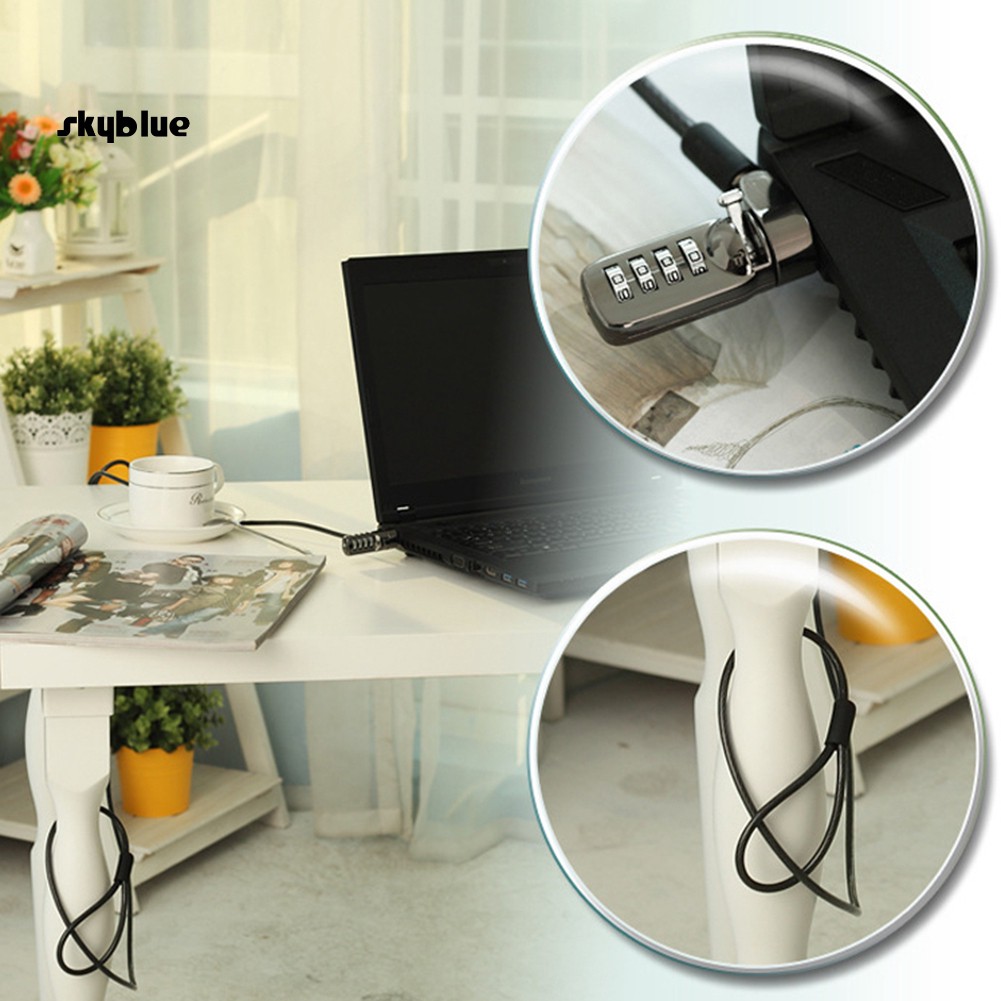 Cáp khóa máy tính notebook PC có mật mã chống trộm | BigBuy360 - bigbuy360.vn