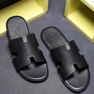 Dép hm nam quai da đế đúc cao su nguyên khối hàng Fullbox.