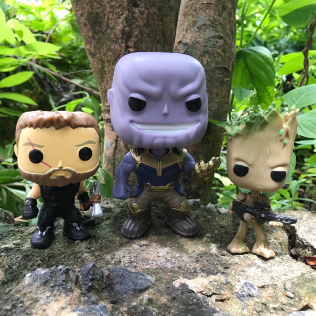 Mô hình Funko Thanos - Thor - Captain American - Ironman - Black Widow