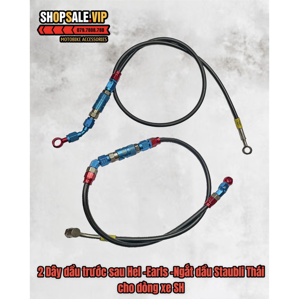 Combo Dây Dầu Ngắt Trước Sau Cho Sh350i
