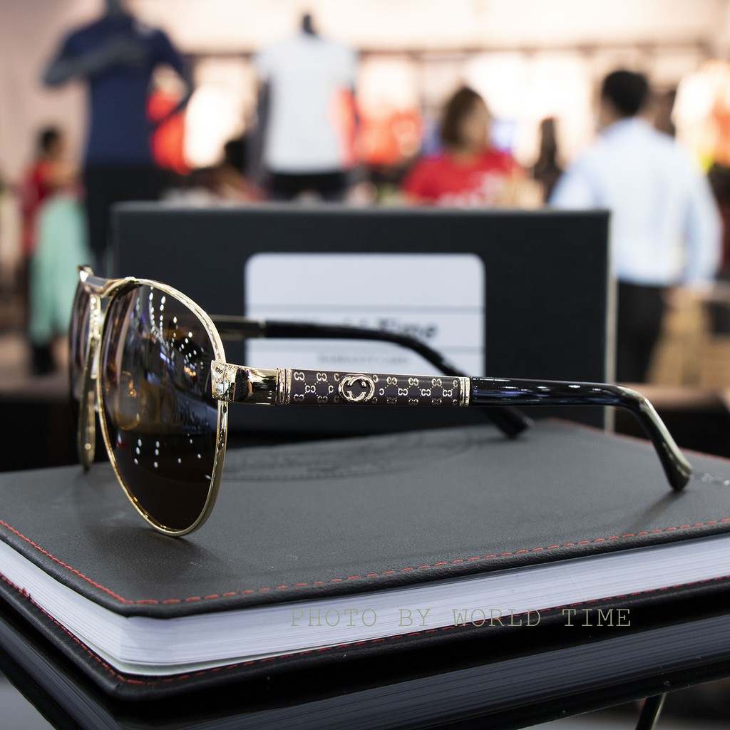 Kính mát nam G1102 Nâu tròng Polazied, chống lóa,Full box ,thời trang cao cấp bảo hành 12 Tháng | BigBuy360 - bigbuy360.vn