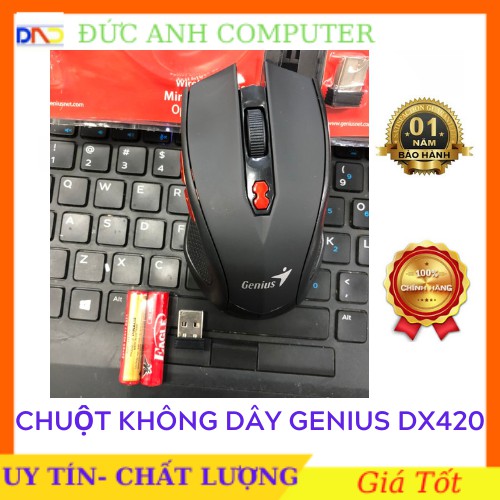 Chuột Không Dây GENIUS DX420- Mới- Bảo Hành 1 Năm