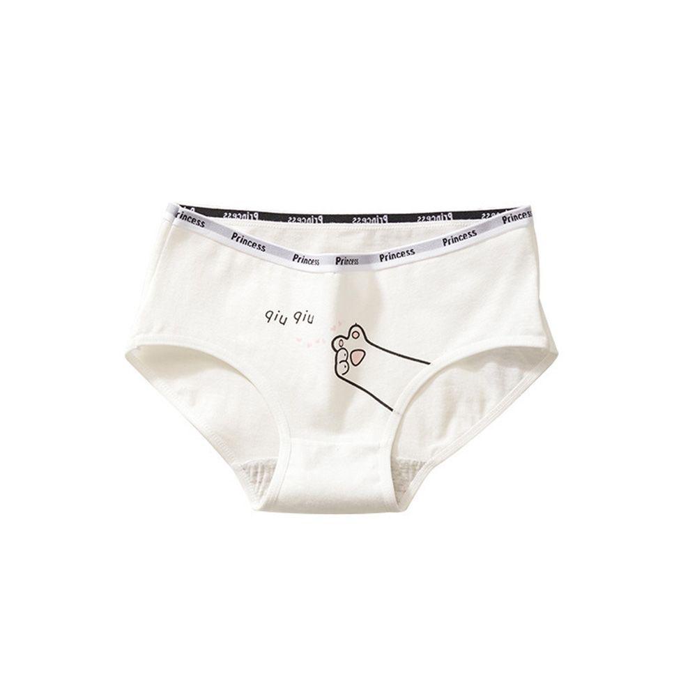 Quần Lót Cotton Thoáng Khí Thoải Mái In Họa Tiết Hoạt Hình Đáng Yêu Cho Nữ