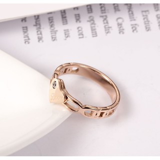 Nhẫn titan trái tim TT3136 - Cam kết không đen