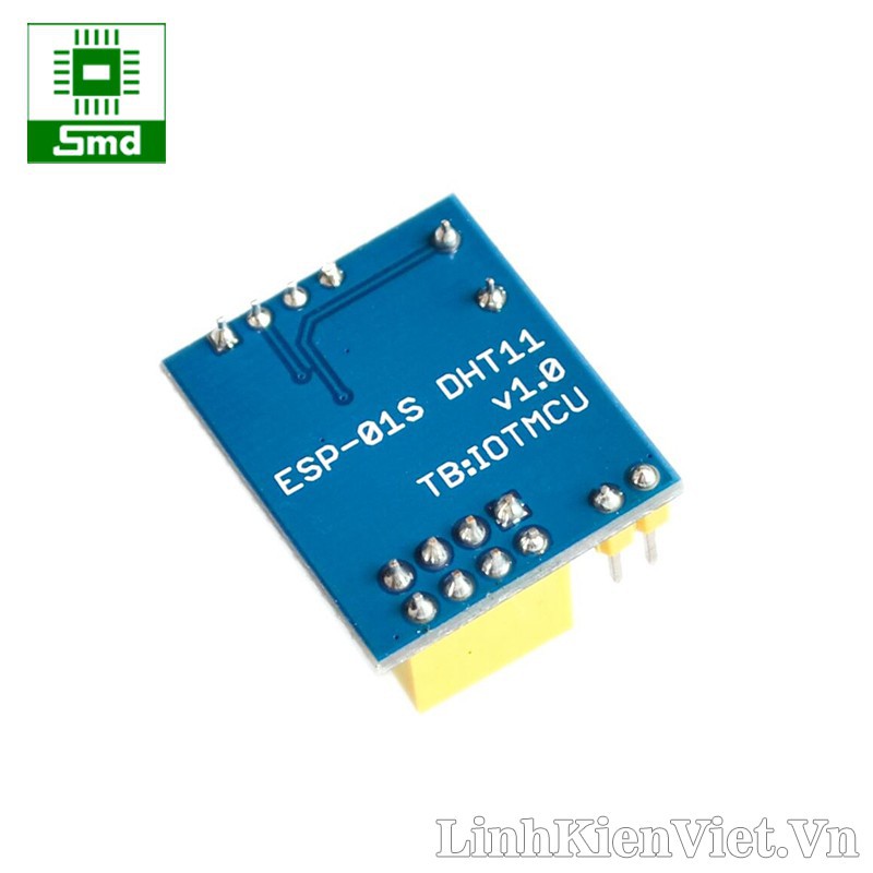 Mạch cảm biến nhiệt độ độ ẩm DHT11 không dây kết nối wifi ESP8266 ESP-01S module cảm biến wifi