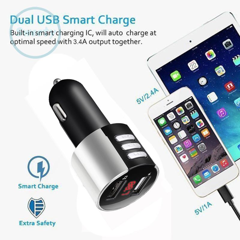 Bộ Thu Phát Tín Hiệu Fm 3.0 + Edr Led Usb 2.0 Abs Dc12-24V | BigBuy360 - bigbuy360.vn