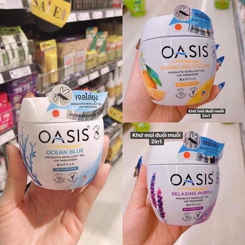 Sáp Thơm Phòng, Đuổi Muỗi OASIS Mosquito Repellent 180g - Thái Lan