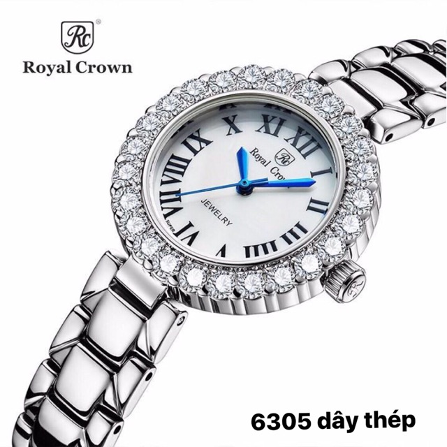 Đồng hồ nữ chính hãng Royal Crown Stainless Steel