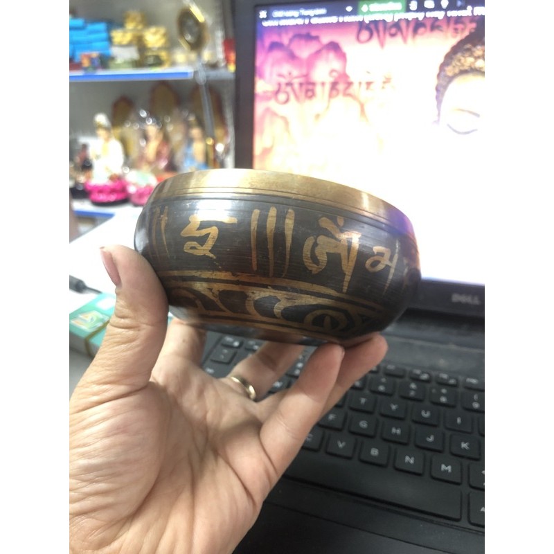 chuông quay tây tạng 10.5cm - chuông đồng