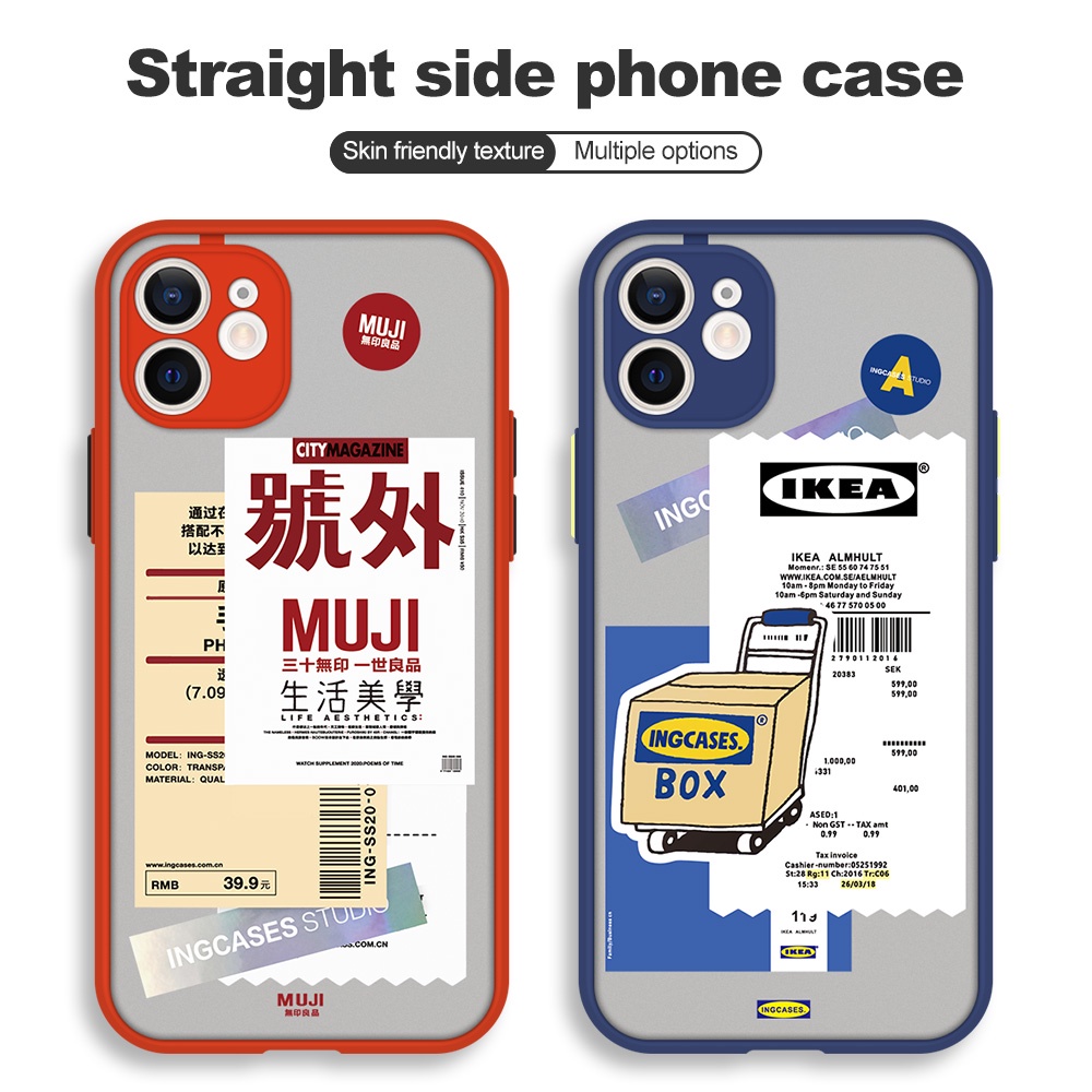 Ốp điện thoại MUJI cho Huawei Nova 3i 2i 7 4 6 5i 5 Pro Huawei Nova 5t Y9 Prime Y7A Y6P Y6 Y6S Honor 20 Lite Pro