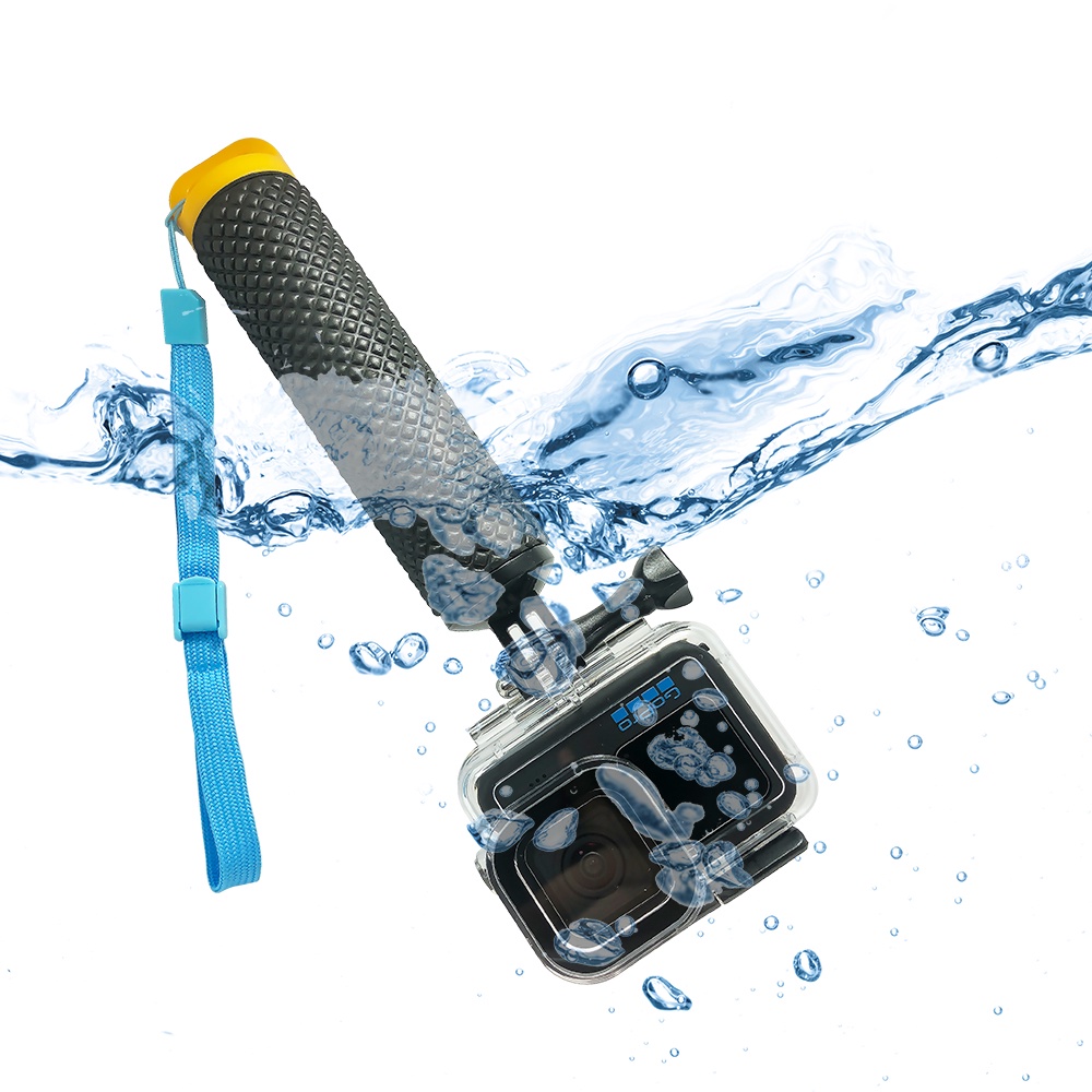Tay Cầm Nổi Màu Đen Chống Nước Cho go pro hero 12 11 10 9 8 7 6 5 4 dji action insta360 yi 4k gopro