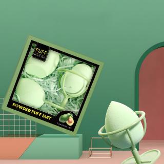 Set 3 Dụng Cụ Đựng Kem Nền+Đầu Bọc Co Giãn Tiện Dụng