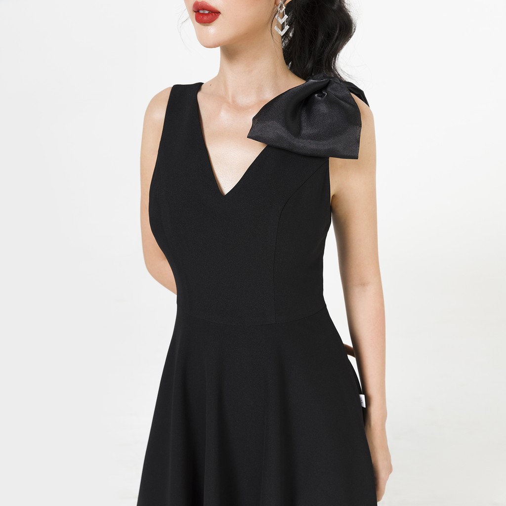 Đầm Dạ Hội SHE'S BACK Sát Nách Nơ Vai S63I20Q021