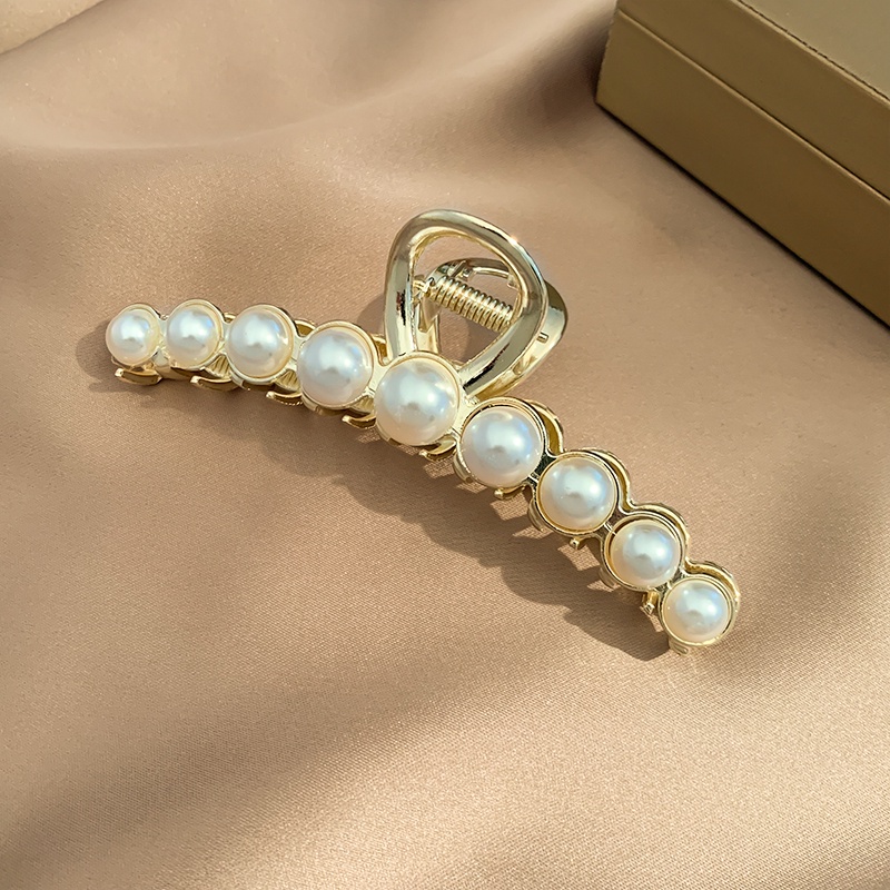 Kẹp Tóc Đính Ngọc Trai Nhân Tạo Thời Trang Hàn Quốc